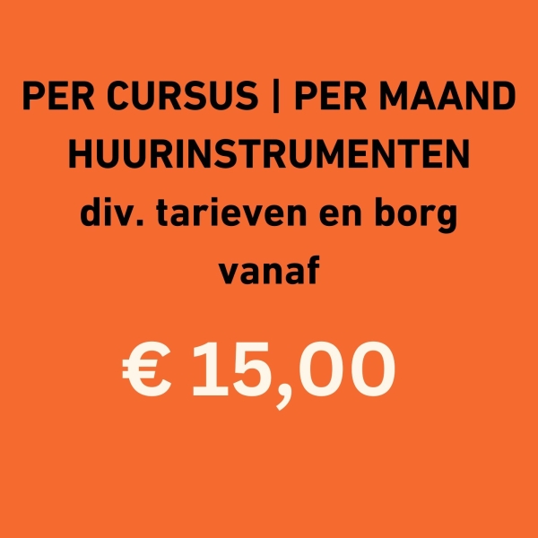 Huur instrumenten